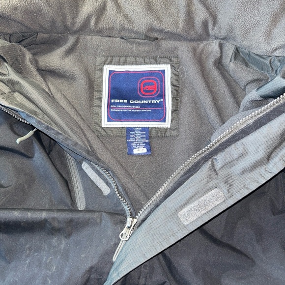 Free Country Men’s Large‎ Water Resistant Fleece Lined Insulated Jacket - Picture 3 of 9